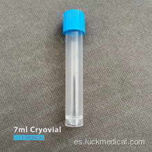 Tubo de plástico criogénico de 7 ml FDA